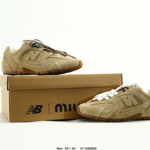 Miu Miu - Sneakers basses - Beige rétro