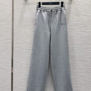 Dior - Ensemble jogging monogramme bande signature - Gris