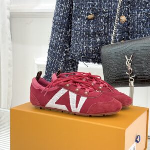 Louis Vuitton - Sneakers basses rétro - Rose fuchsia et blanc