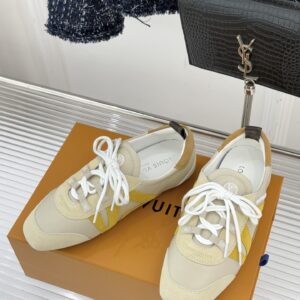 Louis Vuitton - Sneakers basses rétro - Jaune et blanc