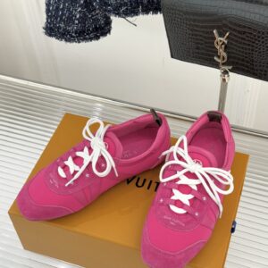 Louis Vuitton - Sneakers basses rétro - Rose vif