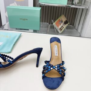 Aquazzura - Sandales à talon - Bleu strass