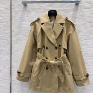 Dior - Trench coat ceinturé classique - Beige