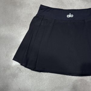 Alo - Jupe sport plissée taille haute - Noir