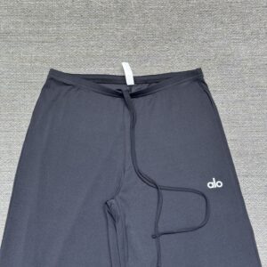 Alo - Pantalon sport coupe large - Noir