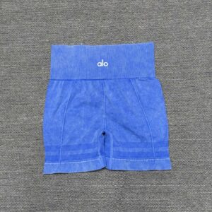 Alo - Ensemble sport brassière short - Bleu