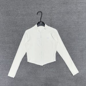 Alo - Veste sport cropped zippée - Ivoire