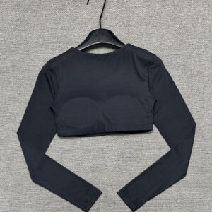 Alo - Top sport manches longues ajusté - Noir