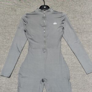 Alo - Combinaison sport manches longues - Gris clair