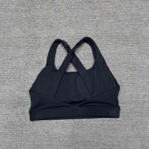 Alo - Brassière sport maintien dos croisé - Noir