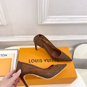 Louis Vuitton - Escarpins à talon aiguille - Marron chocolat