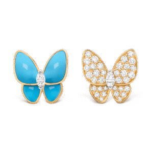 Boucles d'oreilles Deux Papillons