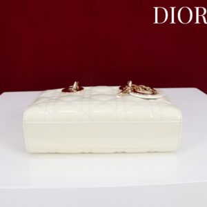 DIOR-Sac a main cannage creme