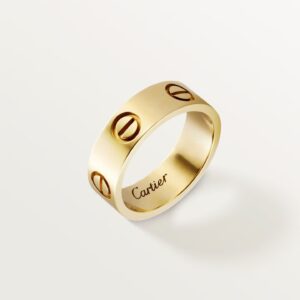 BAGUE LOVE, MODÈLE CLASSIQUE OR JAUNE